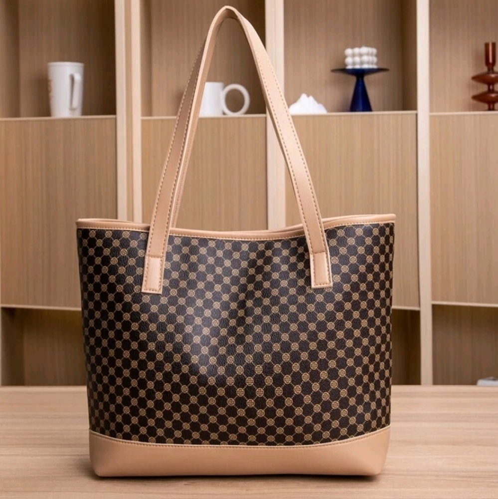 Geometric Patterned Tote Bag - Picture 9 of 9